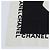 Chanel Mademoiselle Muster Schal Schwarz Rot Beige - Ansicht 3
