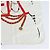 Chanel Mademoiselle Muster Schal Schwarz Rot Beige - Ansicht 7