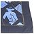 Chanel Mademoiselle Muster Schal Schwarz Blau - Ansicht 5