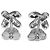 Tiffany & Co. Kreuzstich-Platin-Ohrstecker - Ansicht 3