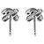 Tiffany & Co. Kreuzstich-Platin-Ohrstecker - Ansicht 4