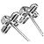 Tiffany & Co. Kreuzstich-Platin-Ohrstecker - Ansicht 6