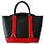 Sacai Mehrfarbige Lederhandtasche - Ansicht 4
