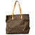 Louis Vuitton Monogram Cabas Mezzo Tote Bag Braun