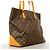 Louis Vuitton Monogram Cabas Mezzo Tote Bag Braun - Ansicht 2