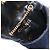 Pochette a Catena CHANEL Cotone Blu Navy Oro CC Auth bs33731 D'oro - vista 16
