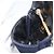 Pochette a Catena CHANEL Cotone Blu Navy Oro CC Auth bs33731 D'oro - vista 19