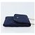Pochette a Catena CHANEL Cotone Blu Navy Oro CC Auth bs33731 D'oro - vista 4