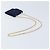 Pochette a Catena CHANEL Cotone Blu Navy Oro CC Auth bs33731 D'oro - vista 7