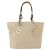 CHANEL Tote Bag No5 aus Canvas Beige mit silbernem CC Auth 169753 - Ansicht 2