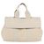 Hermès HERMES Valparaiso PM Handtasche Canvas Leder Creme Silber Auth bs33820 Roh - Ansicht 2