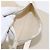 Hermès HERMES Valparaiso PM Handtasche Canvas Leder Creme Silber Auth bs33820 Roh - Ansicht 21