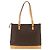 Céline Borsa tote in tela Macadam CELINE in pelle PVC marrone oro Auth ka2928 D'oro - vista 3