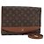 LOUIS VUITTON Borsa a Spalla Monogram Bordeaux 27 M51797 LV Auth ep13588 Monogramma