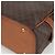 Céline Borsa a mano in tela Macadam CELINE in pelle PVC marrone oro Auth ep13628 D'oro - vista 10