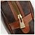 Céline Borsa a mano in tela Macadam CELINE in pelle PVC marrone oro Auth ep13628 D'oro - vista 14
