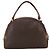 Céline Borsa a mano in tela Macadam CELINE in pelle PVC marrone oro Auth ep13628 D'oro - vista 3