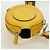 FENDI Custodia per Racchetta da Ping Pong Borsa a Spalla Pelle Gialla Argento Auth 166245SM Giallo - vista 10