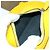 FENDI Custodia per Racchetta da Ping Pong Borsa a Spalla Pelle Gialla Argento Auth 166245SM Giallo - vista 16