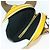 FENDI Custodia per Racchetta da Ping Pong Borsa a Spalla Pelle Gialla Argento Auth 166245SM Giallo - vista 19