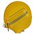 FENDI Custodia per Racchetta da Ping Pong Borsa a Spalla Pelle Gialla Argento Auth 166245SM Giallo - vista 3