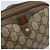 Gucci Borsa GG Supreme Web Sherry Line in PVC beige e oro 89 02 066 Auth ka2912 D'oro - vista 15