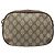 Gucci Borsa GG Supreme Web Sherry Line in PVC beige e oro 89 02 066 Auth ka2912 D'oro - vista 3
