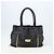 Chloé Borsa Tote in Pelle Nera e Oro Chloe Sally Auth BA10963 Nero D'oro - vista 24