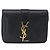 Portafoglio SAINT LAURENT Pelle Nera Oro Auth bs33776 Nero D'oro - vista 2