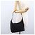 Borsa a mano in nylon nero e argento Gucci Bamboo Auth hk3536 - vista 22