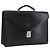 LOEWE Borsa da lavoro Anagram Pelle Nera Argento Auth bs33809 Nero