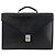 LOEWE Borsa da lavoro Anagram Pelle Nera Argento Auth bs33809 Nero - vista 13