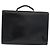 LOEWE Borsa da lavoro Anagram Pelle Nera Argento Auth bs33809 Nero - vista 2