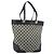 Borsa Tote GG Canvas Gucci Nera Oro 272377 Auth ka2892 Nero D'oro