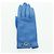 Hermès HERMES Medor Handschuhe Leder 6 1/2 Blau Auth ARZ096V - Ansicht 10