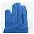 Hermès HERMES Medor Handschuhe Leder 6 1/2 Blau Auth ARZ096V - Ansicht 3
