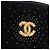 Borsa a Spalla CHANEL Velluto Nero Oro CC Auth ARZ008SAV D'oro - vista 14