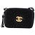 Borsa a Spalla CHANEL Velluto Nero Oro CC Auth ARZ008SAV D'oro - vista 2