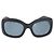 Gafas de sol CHANEL de plástico Negro CC Auth ka2963 - vista 2
