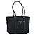 Borsa Tote Prada in nylon nero argento Auth BA10973