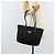Borsa Tote Prada in nylon nero argento Auth BA10973 - vista 24