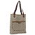 Sac tote en PVC beige GG Supreme Web Sherry Line de GUCCI Auth ep13605