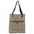 Sac tote en PVC beige GG Supreme Web Sherry Line de GUCCI Auth ep13605 - vue 2