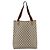 Sac tote en PVC beige GG Supreme Web Sherry Line de GUCCI Auth ep13605 - vue 3