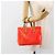 LOUIS VUITTON Borsa Reade PM Monogram Vernis Fluo Rosa Arancio M91903 Auth 173366A Arancione - vista 20