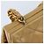 CHANEL Borsa a Spalla Matelassé in Pelle di Agnello Beige Oro CC Auth 171543 D'oro - vista 15