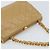 CHANEL Borsa a Spalla Matelassé in Pelle di Agnello Beige Oro CC Auth 171543 D'oro - vista 6