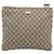 Borsa a Spalla GG Supreme in PVC Beige Argento di GUCCI 201446 Auth ki6557 - vista 2