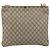 Borsa a Spalla GG Supreme in PVC Beige Argento di GUCCI 201446 Auth ki6557 - vista 3