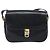 Borsa a spalla CÉLINE Carrozza in pelle nera e oro Auth ka2957 Nero D'oro - vista 2